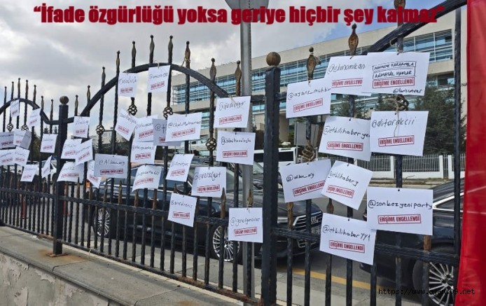 AYM önünde erişim engellerine karşı eylem