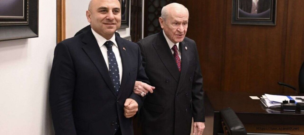 Azerbaycan Büyükelçisi Reşad Aslanov, MHP Lideri Devlet Bahçeli'yi ziyaret etti