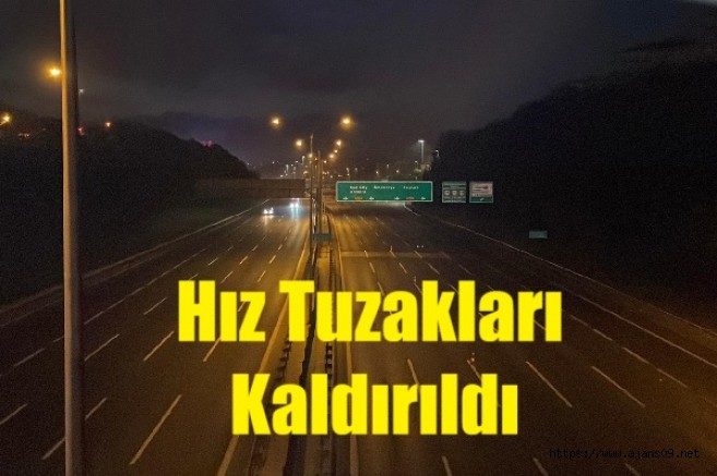Bakanlık Hız Tuzaklarını Kaldırdı