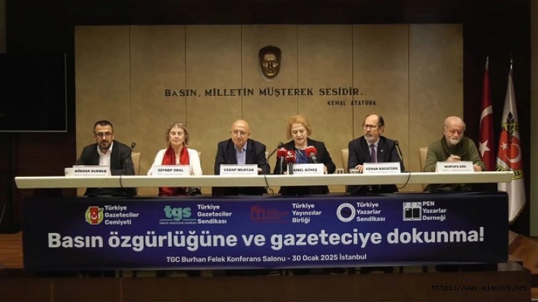 Basın meslek örgütleri tek ses oldu: 'Basın özgürlüğüne ve gazeteciye dokunma"