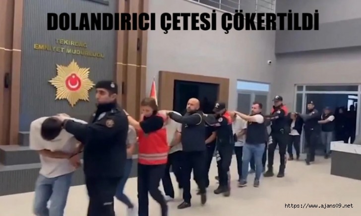Büyük bir Dolandırıcılık Çetesi Çökertildi
