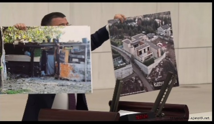 CHP'li Ağbaba, Osman Gökçek'in evinin fotoğraflarını sergiledi: Değeri 600 milyon TL, müteahhidi Ankapark'ı yapan firma