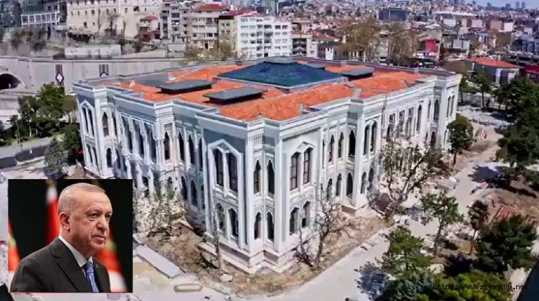 Cumhurbaşkanı'na Yeni Bir Çalışma Ofisi Yapıldı
