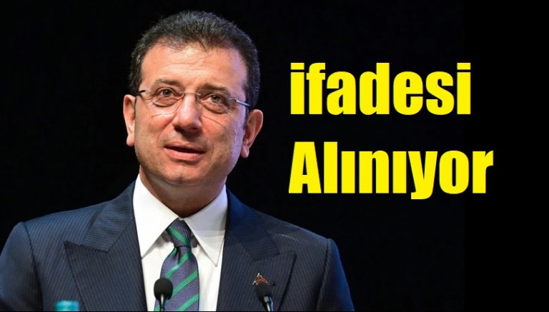 İBB Başkanı Ekrem İmamoğlu'nun İfadesi Başladı