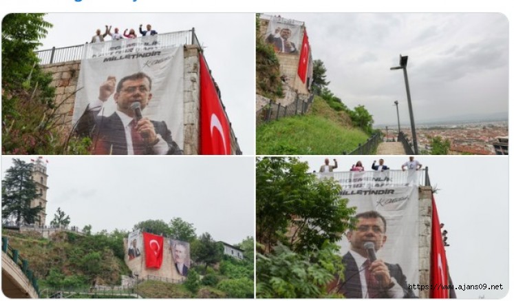 İmamoğlu poster eylemi bu kez Bursa'da