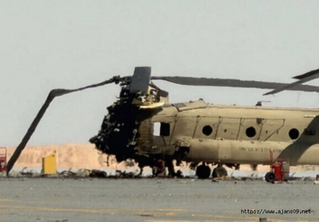 İRAN ABD'NİN CH-47 HELİKOPTERİNİ VURDU