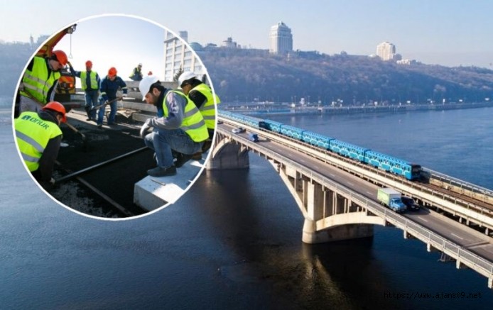 Kiev’deki Metro Köprüsü’nü Türk Şirketi Onur İnşaat onaracak