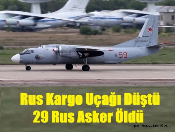 Kırım’da Rus askeri uçağı düştü