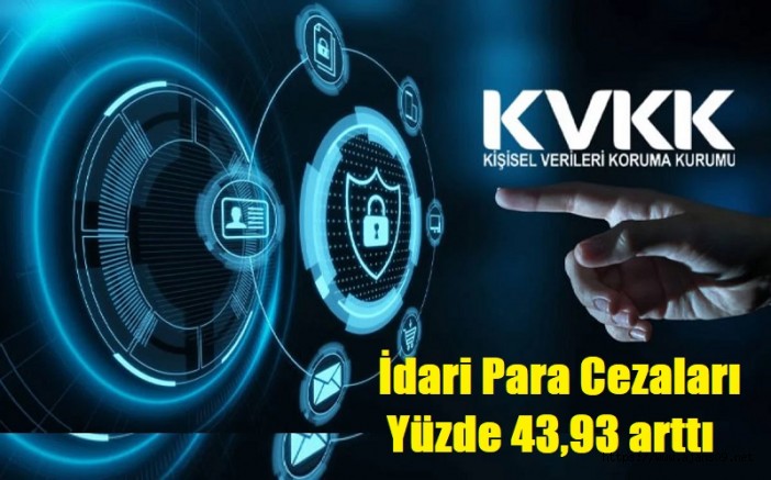 Kişisel Verilerin Korunması Kanunu'ndaki idari para cezaları yüzde 43,93 artırıldı