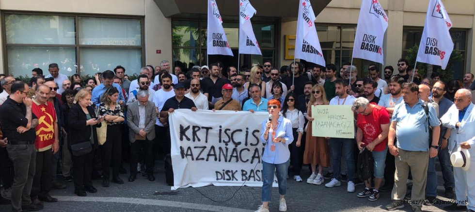 KRT İşcisi Bayramda da Hak Arayışında