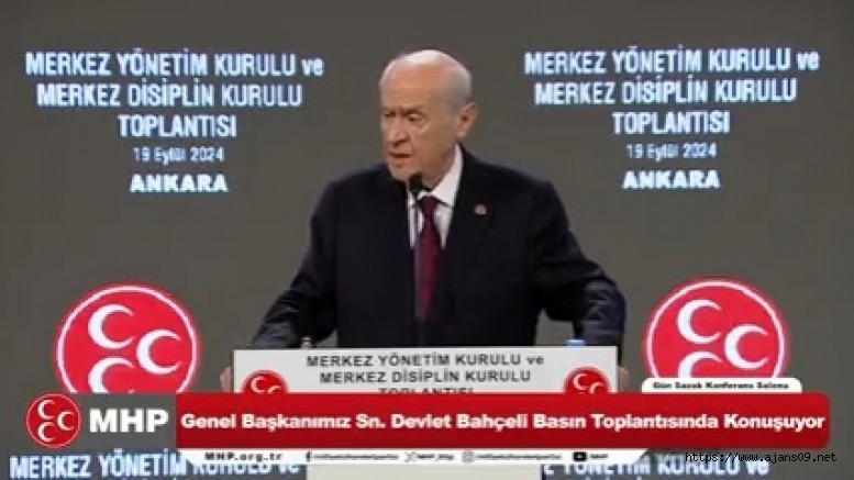 MHP Genel Başkanı Bahçeli: