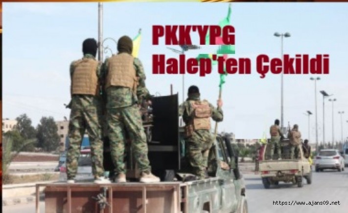 PKK'nın Suriye Kolu YPG Halep'ten çekildi