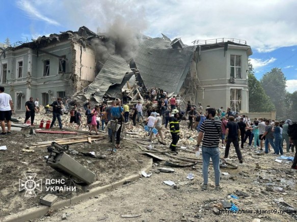 Rusya Balistik seyir füzeleri ile sivil hedefleri vuruyor