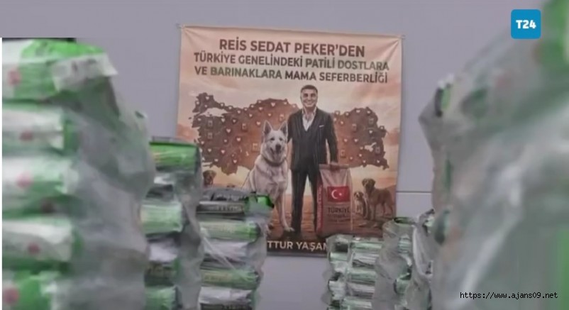 Sedat Peker 'Yeryüzündekilere merhamet edin' dedi, 100 ton mama bağışladı