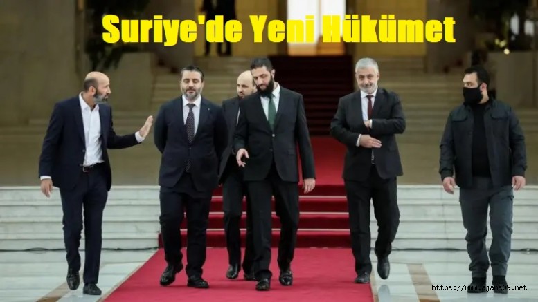 Suriye'de Yeni Hükümet Kabinesi Şekillendi