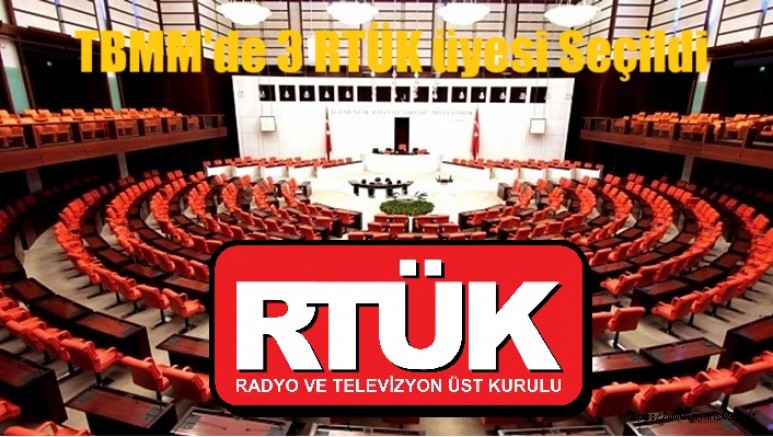 TBMM' de RTÜK 3 Üyesi Seçimi Yapıldı