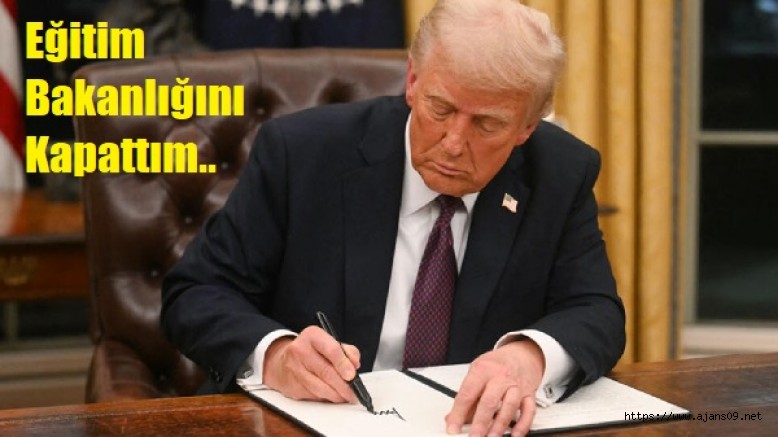 Trump, eğitim bakanlığının kapatılmasını öngören kararnameyi imzaladı