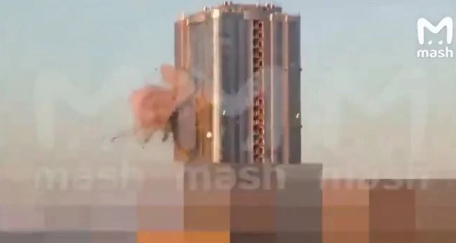 Ukrayna Rusya’daki 38 katlı binayı İHA ile vurdu!